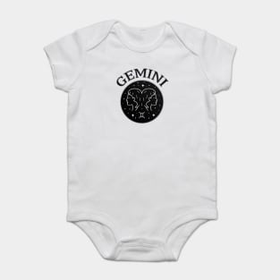 Gemini Star Sign Zodiac Horoscope Cheeky Witch® Baby Bodysuit